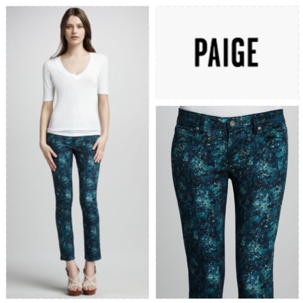 PAIGE Skyline ankle Peg jeans in ‘Umbria print’